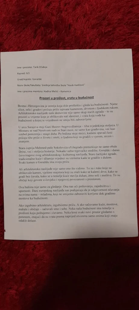 Prozori u prošlost, vrata u budućnost