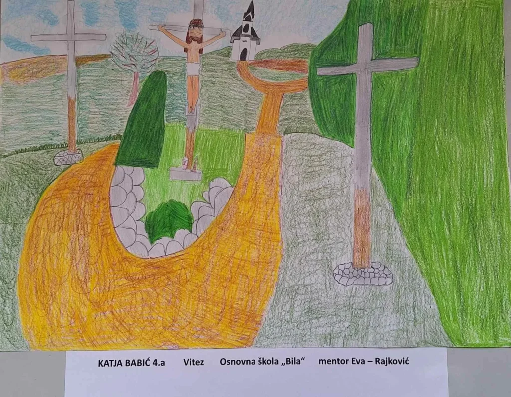 Put križa ka Crkvi Gospe žalosne na brdu Kalvarija u Vitezu